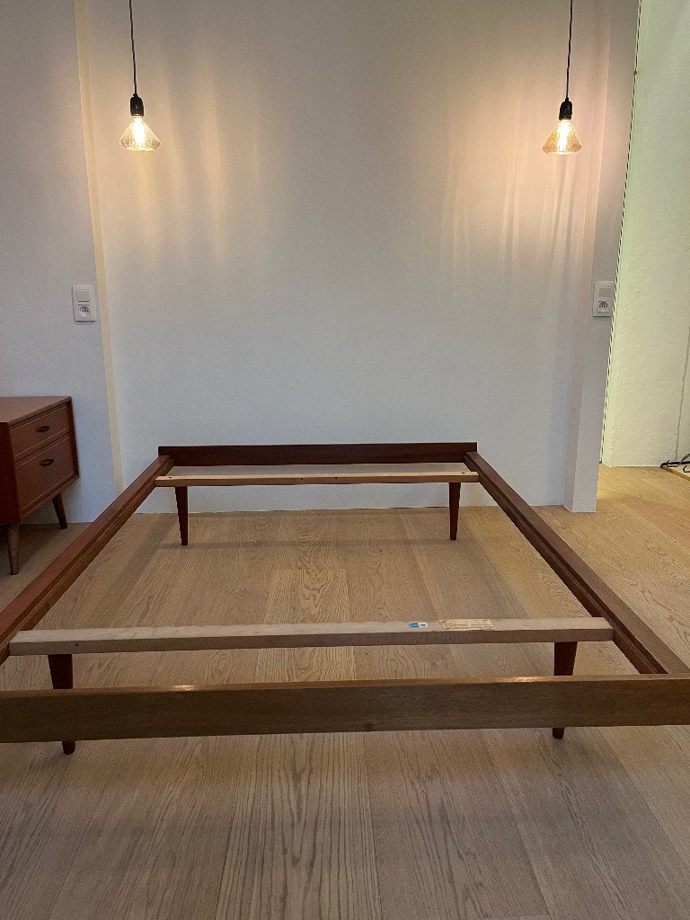 Formule bed 140cm, Ophalen, Gebruikt, Bruin, Jaren 50-60