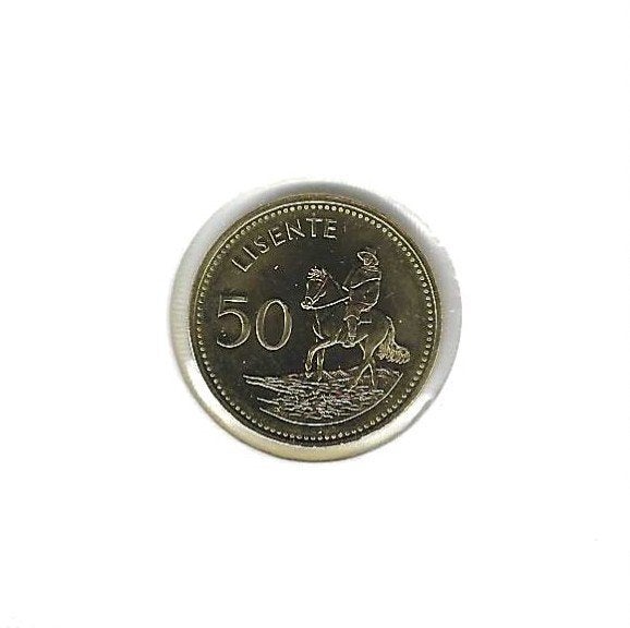Lesotho, 50 Lisente 2018., Postzegels en Munten, Munten | Afrika, Ophalen of Verzenden, Overige landen, Losse munt