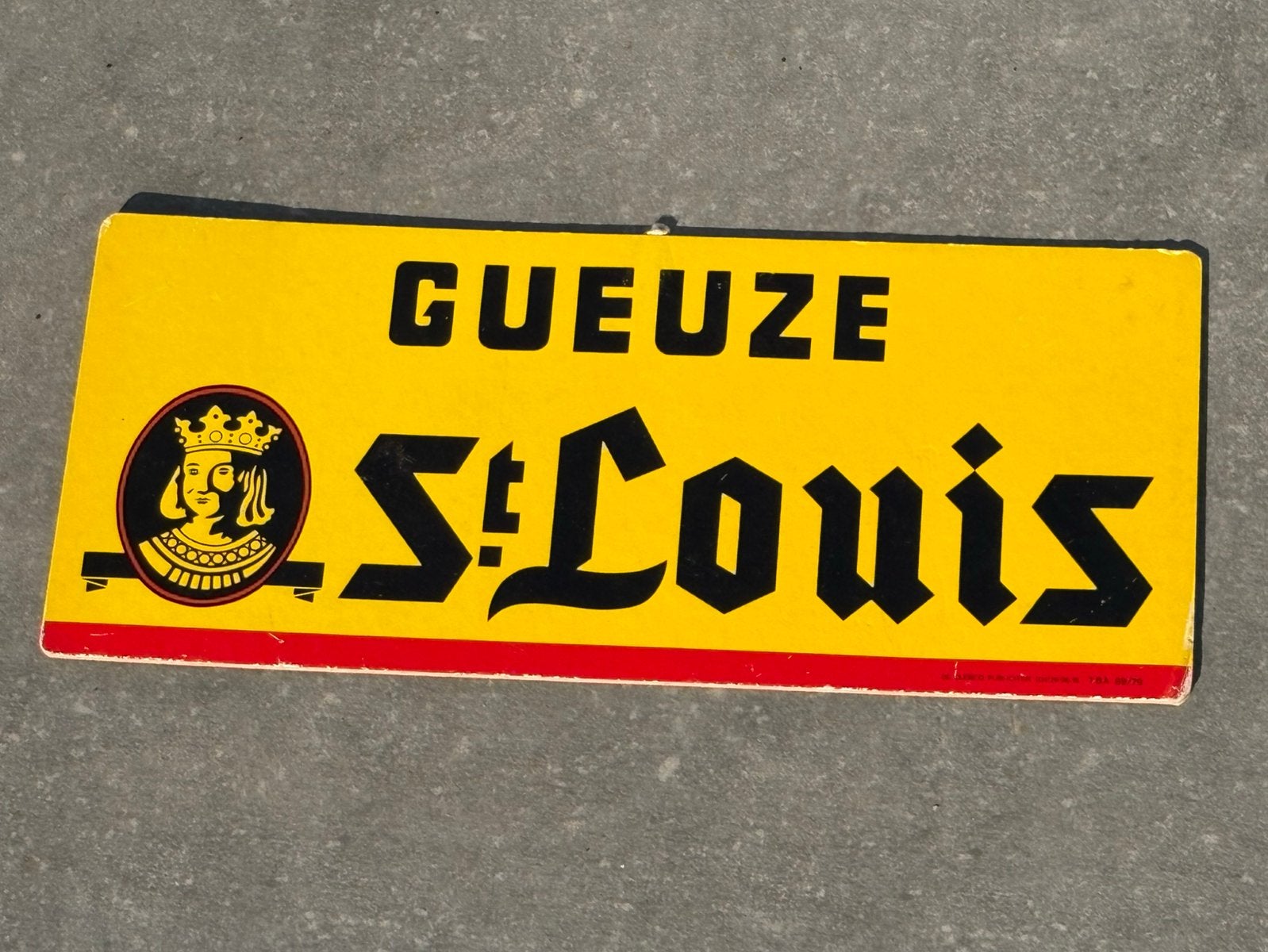 Panneau publicitaire Geuzer St Louis à vendre, Enlèvement ou Envoi, Comme neuf