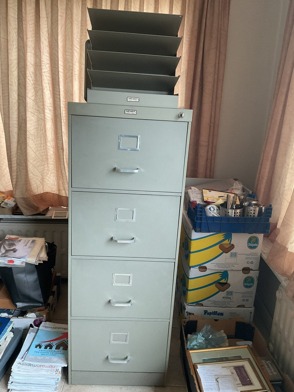 Metalen bureauset Mewaf, Ophalen, Gebruikt, Vintage