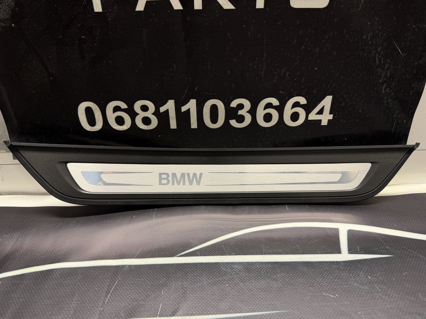 BMW 5 Serie G30 G31 Instaplijst Links Achter 51477381329, Auto-onderdelen, Gebruikt, -, -, Links
