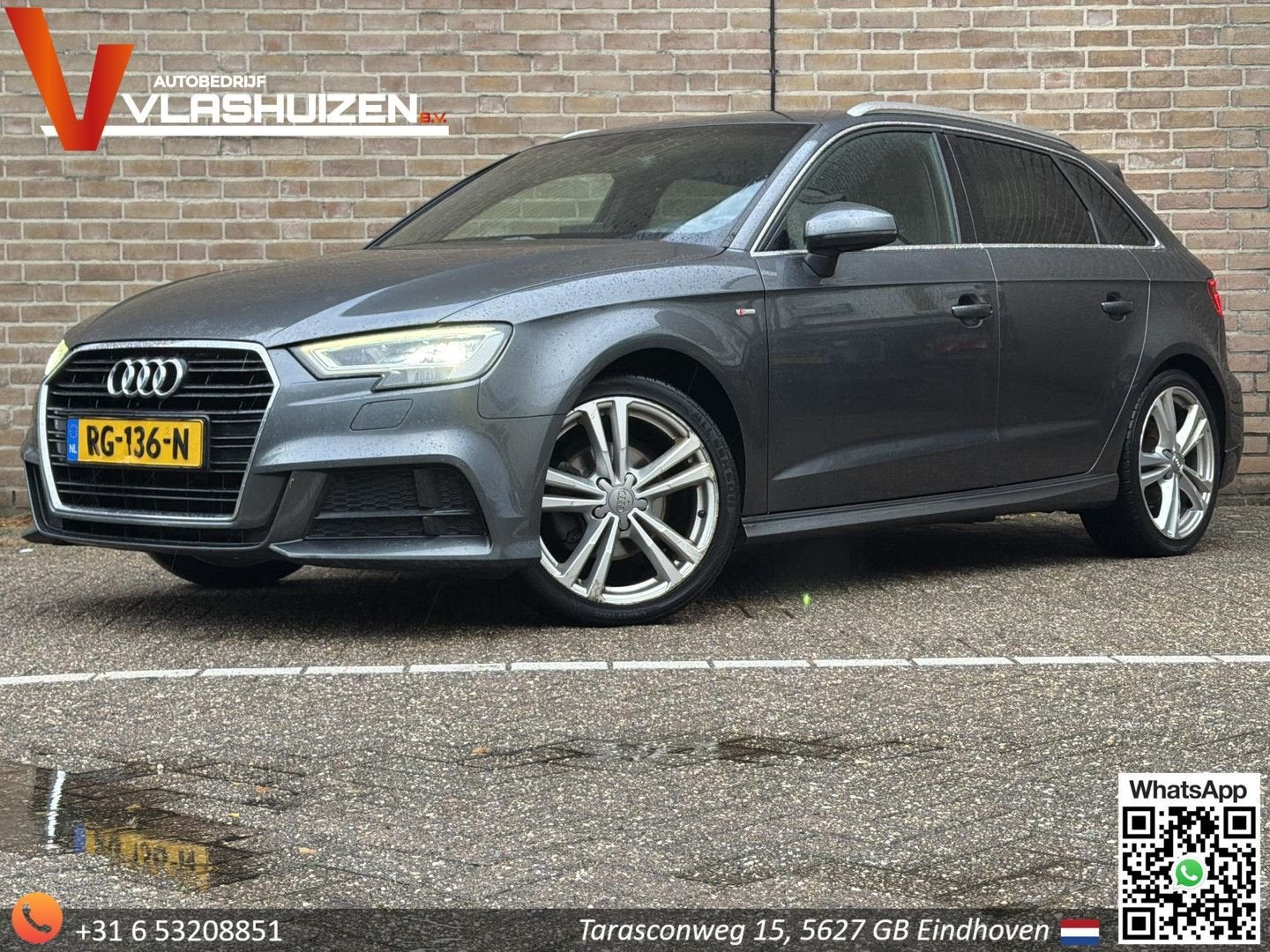 Audi A3 Sportback 1.0 TFSI Sport S Line Edition | € 6.900,-, Auto's, Automaat, Bedrijf, Berline, Zilver of Grijs