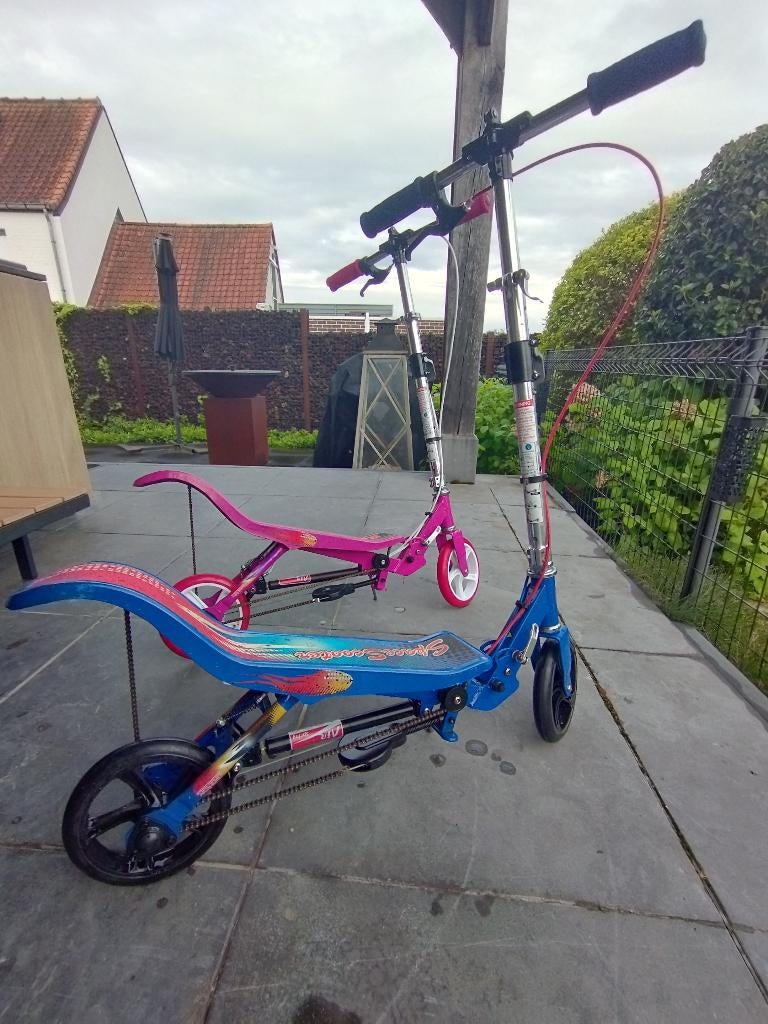 Space scooter blauw en roos, Ophalen, Gebruikt, Overige typen, Space Scooter