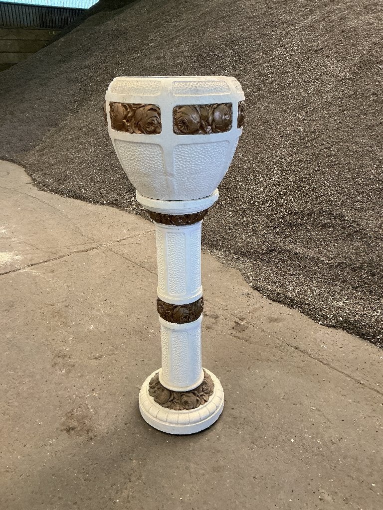 Colonne végétale vintage Hollywood Regency, Enlèvement