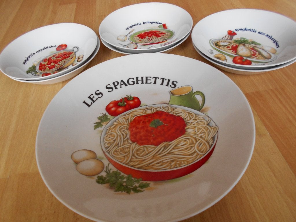 Service à spaghetti-6 Personnes, Neuf, Service complet, Enlèvement, Porcelaine