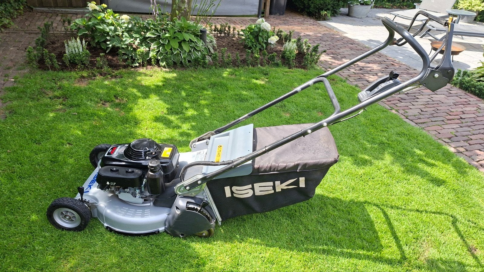 Iseki sw8210 pro benzine walsmaaier., Ophalen, Cirkelmaaier, Iseki/Honda, Zo goed als nieuw