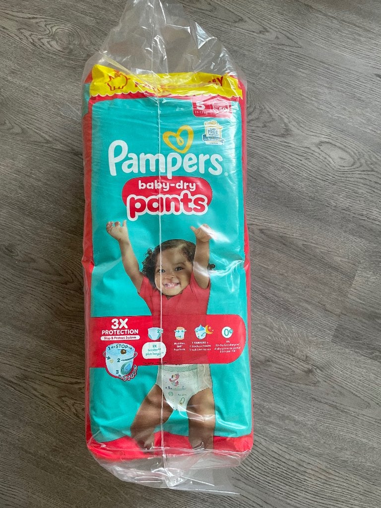 100 Pampers Baby Dry pants maat 5, Ophalen
