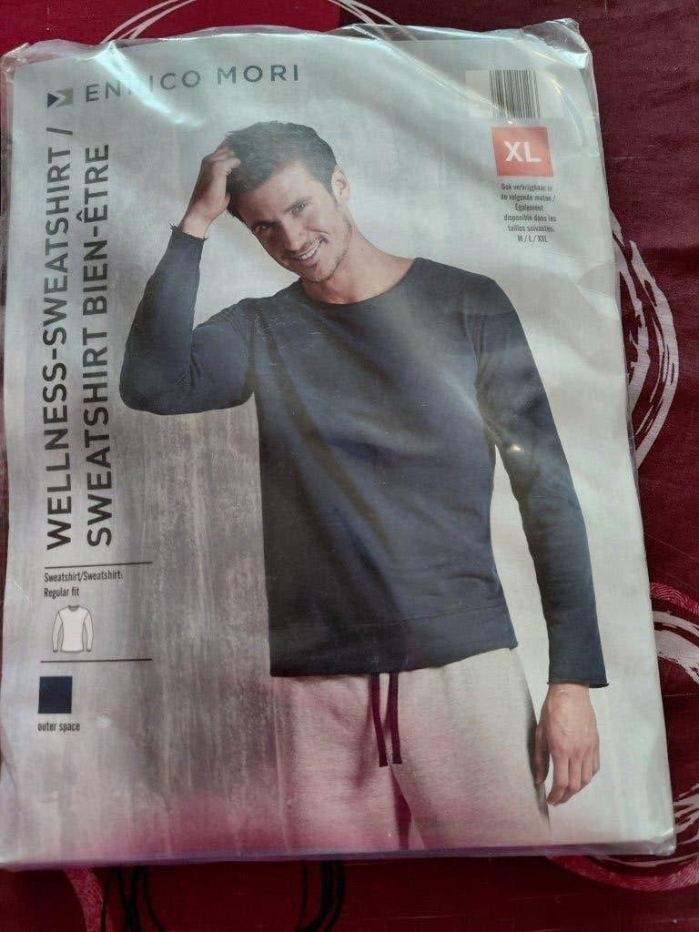 Sweatshirt Enrico Mori XL, Vêtements | Hommes, T-shirts, Enlèvement ou Envoi, Taille 56/58 (XL), Bleu, Neuf
