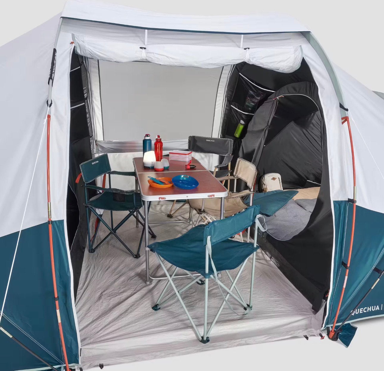 QUECHUA Kampeertent Arpenaz 4 personen, Caravans en Kamperen, Tenten, Ophalen, Zo goed als nieuw