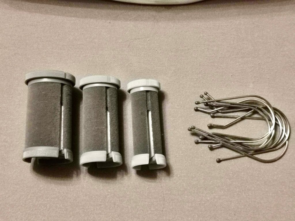 2 x keramische warmterollers (BABYLISS ), Ophalen of Verzenden, Zo goed als nieuw, Haarverzorging