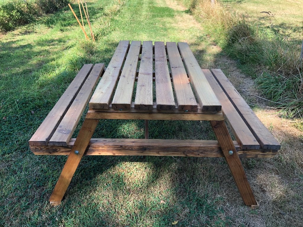 Picknicktafel, Tuin en Terras, Picknicktafels, Ophalen, Nieuw, Inklapbaar, Rechthoekig