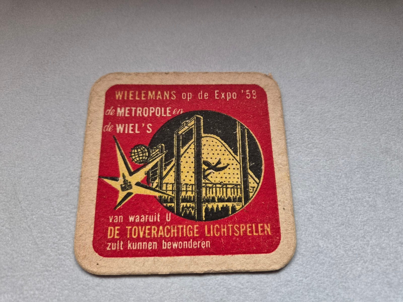 Bierviltje wielemans 1958, Verzamelen, Biermerken, Verzenden