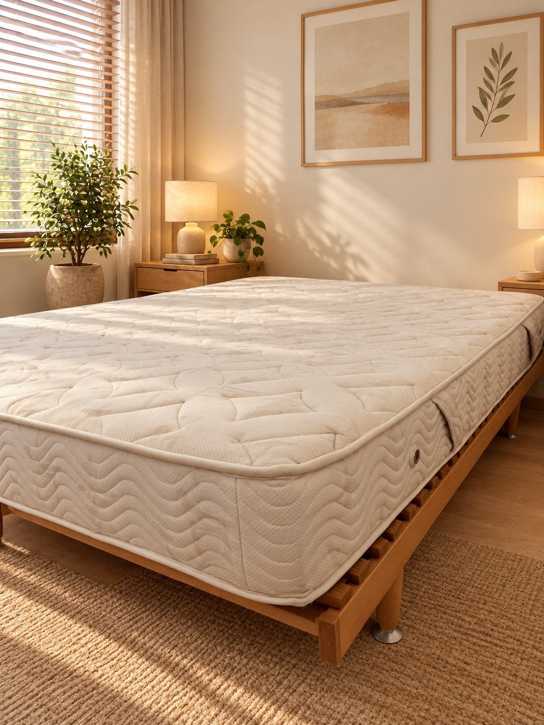 Tweepersoonsbed, Huis en Inrichting, Ophalen, Bruin, Tweepersoons, Zo goed als nieuw