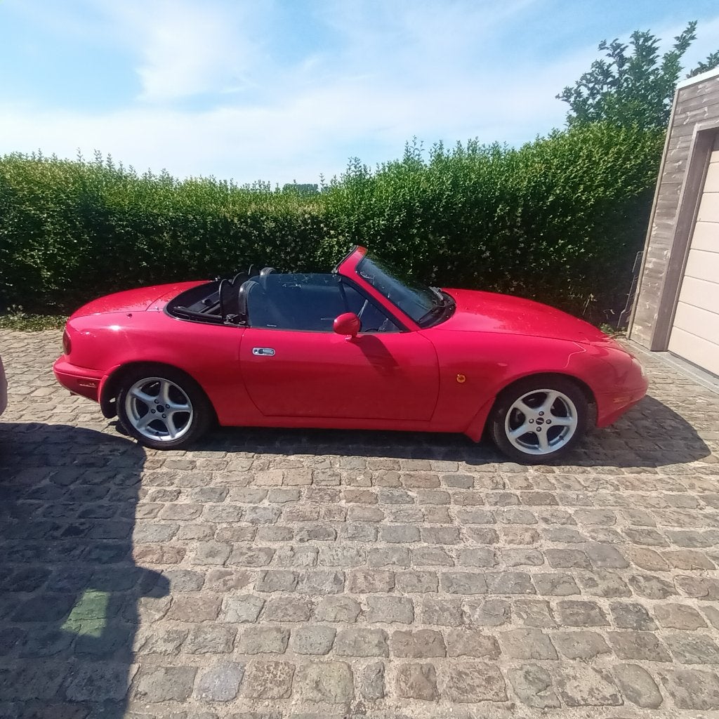 Mazda MX5 NA, Zwart, Cabriolet, 1600 cc, Open dak