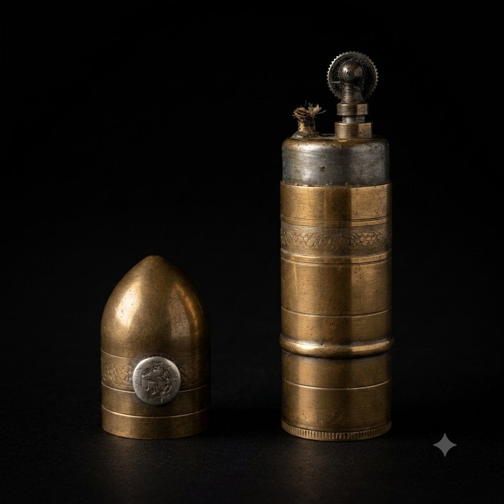 Briquet de poilu - Artisanat de tranchée WW1 (14-18), Collections, Enlèvement