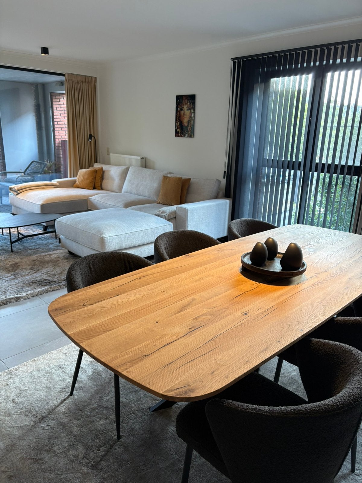 Tafel en 6 stoelen, Ophalen, Zo goed als nieuw