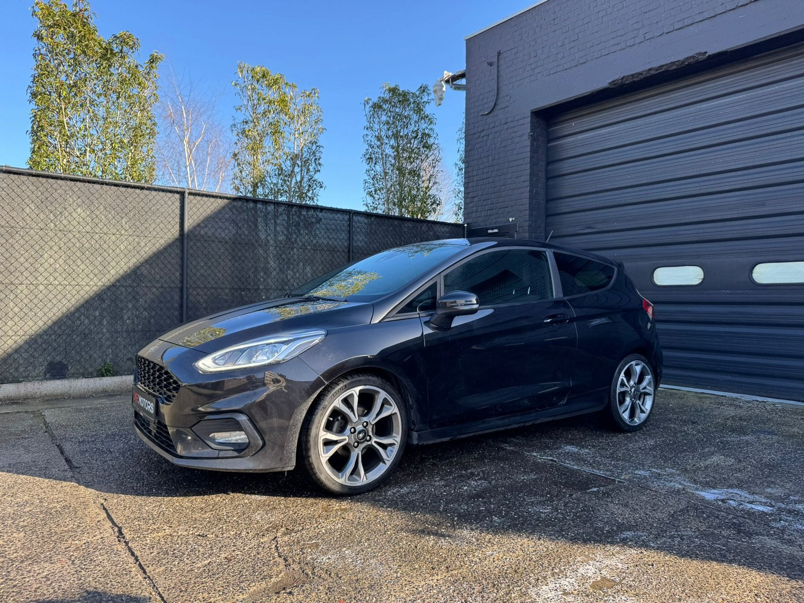 Ford Fiesta 1.0 ST LINE 125 PK LICHTE VRACHT LED CARPLAY, Auto's, Ford, Euro 6, Zwart, Bedrijf, Handgeschakeld