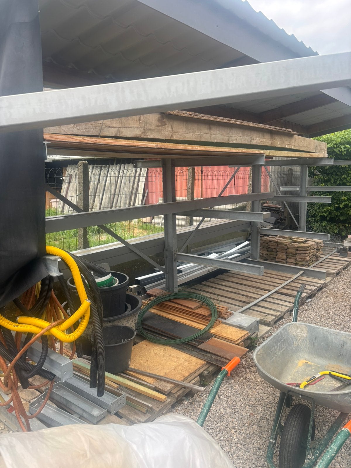 Ijzeren rek, Ophalen, 250 mm of meer, Nieuw, Inox