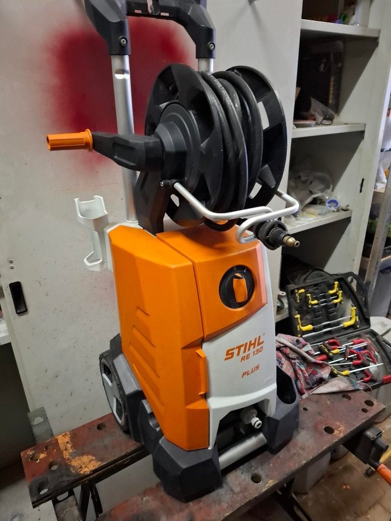 stihl re 130 plus  hogedrukreiniger, Tuin en Terras, Ophalen, Stihl, Met autostop en -start, Zo goed als nieuw