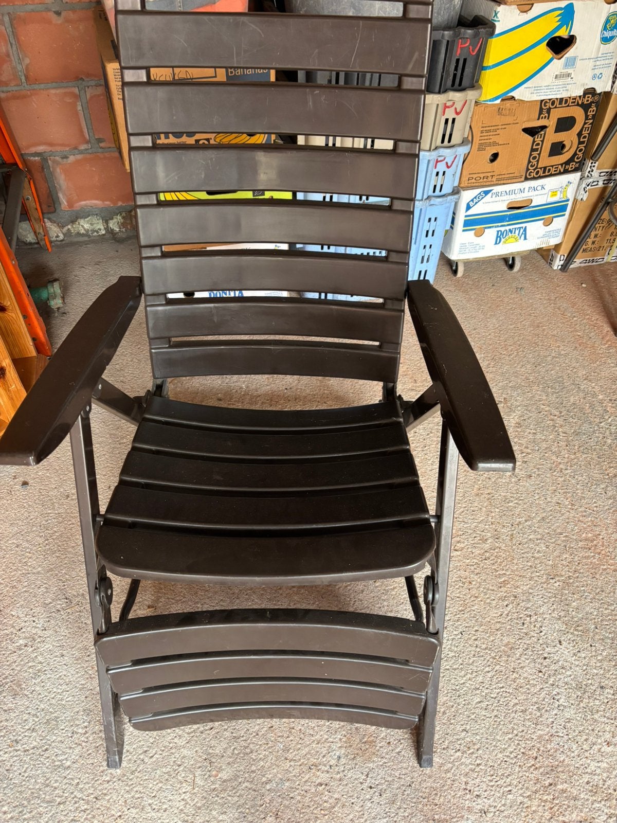 Gratis tuinstoel, Tuin en Terras, Ophalen, Gebruikt, Aluminium