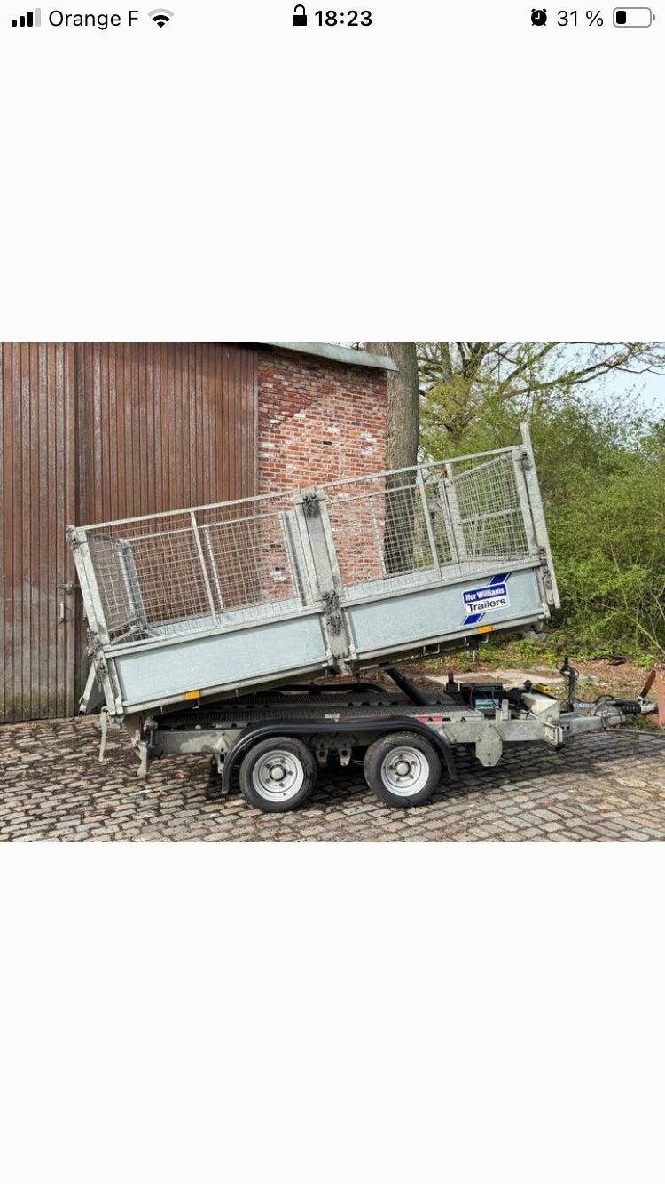 Ifor Williams TT 105 g 3500 kg, Ophalen, Zo goed als nieuw