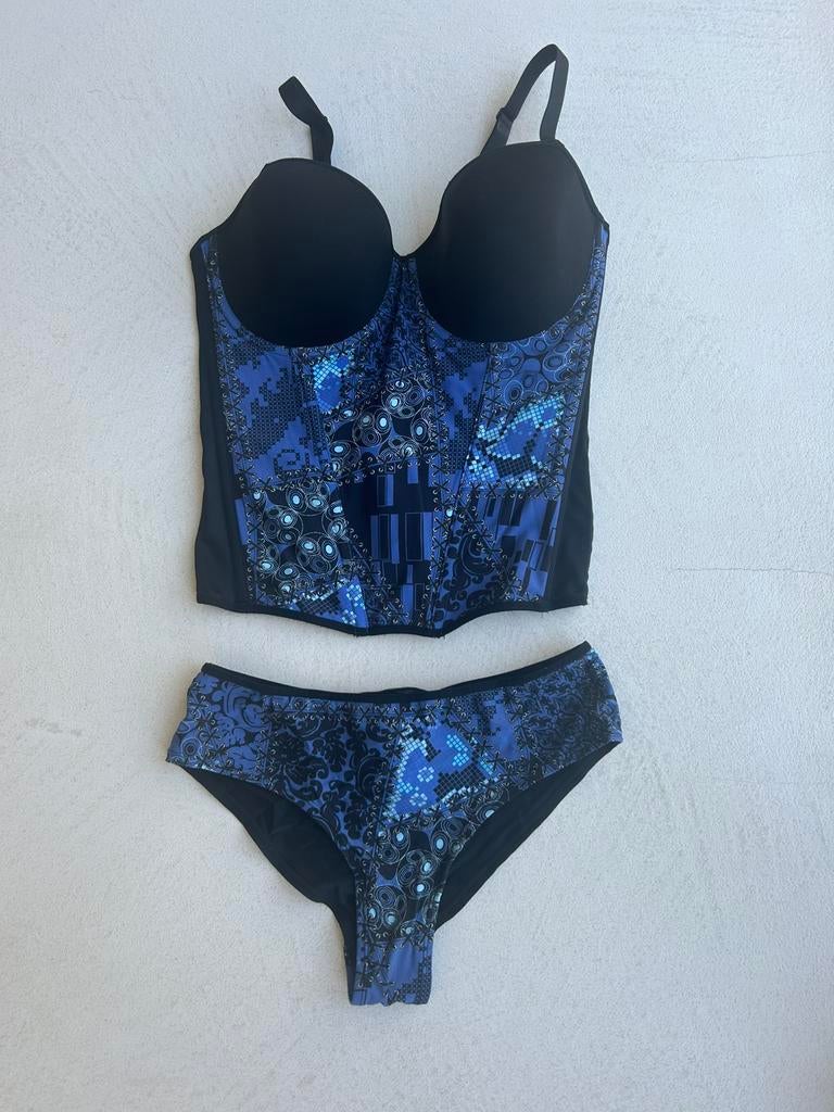 Marlies Dekkers collector’s item corset 70E slip S, Envoi, Bleu, Body ou Corset