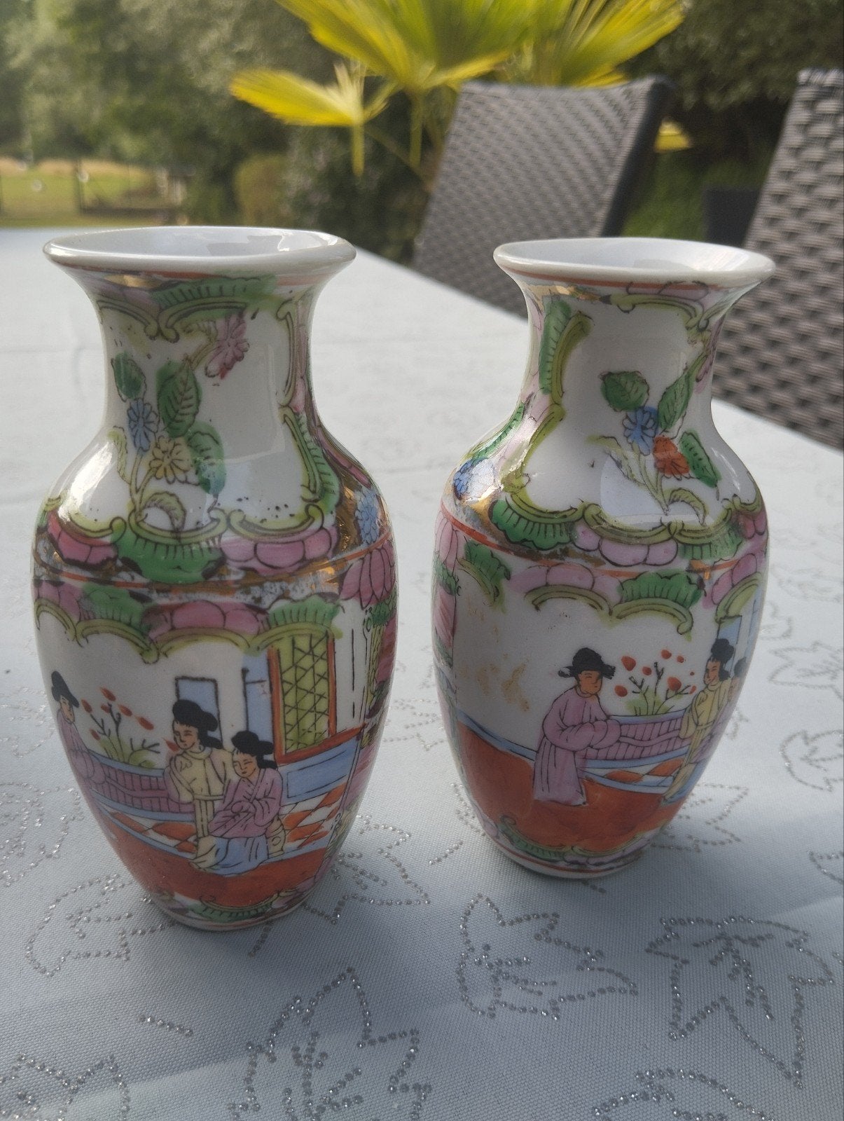 ensemble de deux petits vase en porcelaine chinoise, Antiquités & Art, Enlèvement