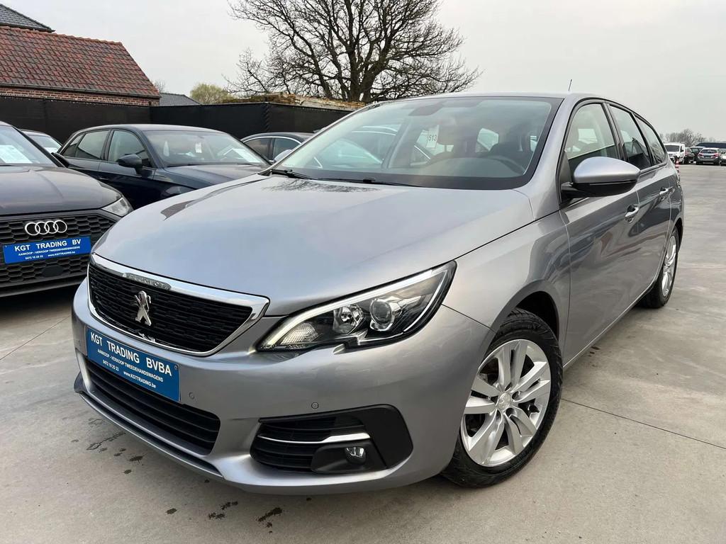 Peugeot 308 SW 1.2i PURETECH NAVIGATIE CARPLAY BLUETOOTH LED, Auto's, 1360 kg, Stof, Gebruikt, Bedrijf