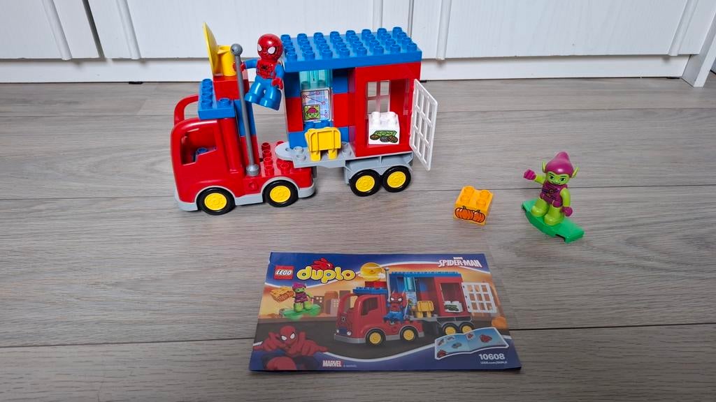 Lego Duplo - L'aventure de Spider Man en camion araignée., Enlèvement, Duplo