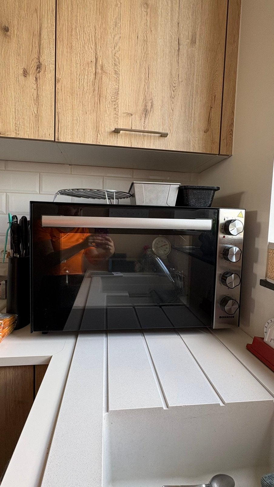 Merkador LX-9645 mini oven, Elektronische apparatuur, Ovens, Zo goed als nieuw, Vrijstaand, Heteluchtoven, Ophalen