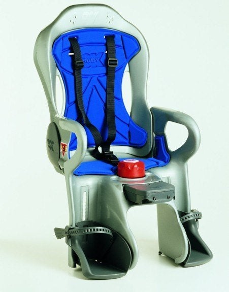 Fietsstoel achterop OK Baby Sirius of Thule Ride Along, Ophalen, 15 t/m 25 kg, Achterzitje, Voetsteuntjes