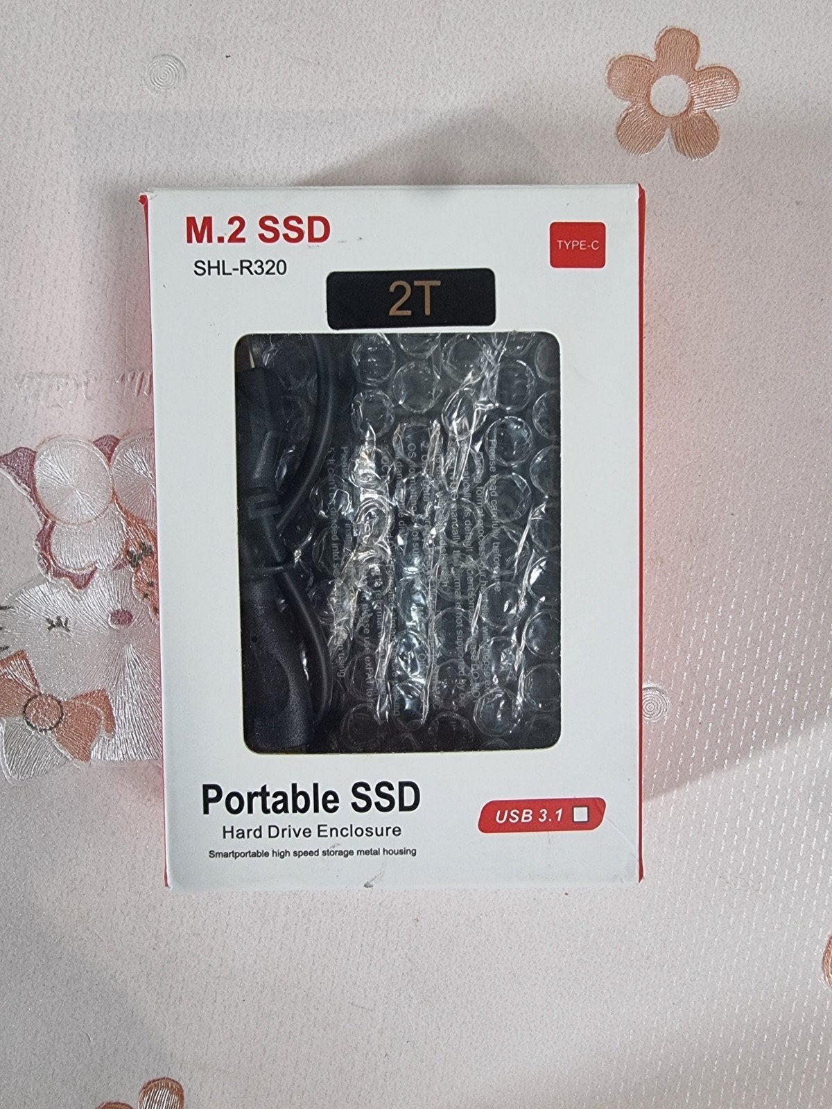 Portable externe SSD 2TB SHL-R320 USB 3.1 Type-C, Ophalen of Verzenden, Null, Null, Null