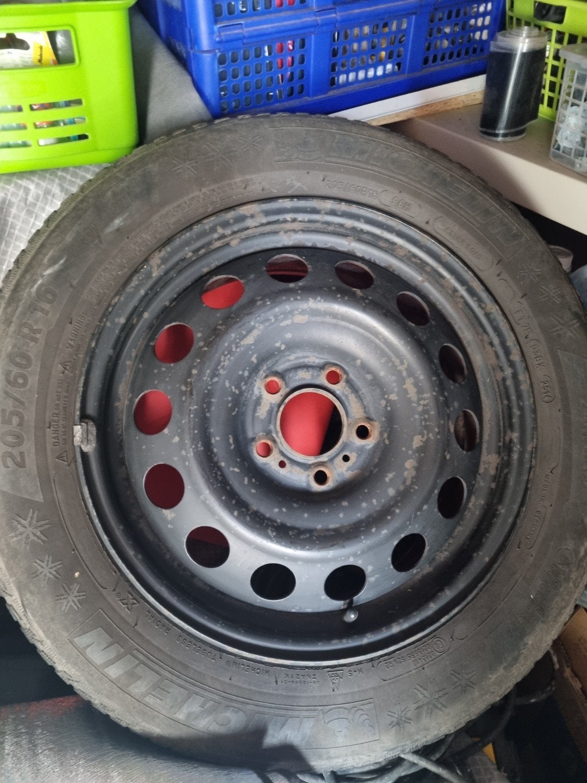 4 pneus d'hiver Michelin sur jante pour Citroen/Peugeot, Pneus et Jantes, Pneus hiver, 16 pouces, Véhicule de tourisme