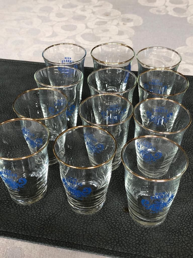 Portoglazen “Don Carlos”, Verzamelen, Glas en Drinkglazen, Ophalen, Zo goed als nieuw, Overige typen