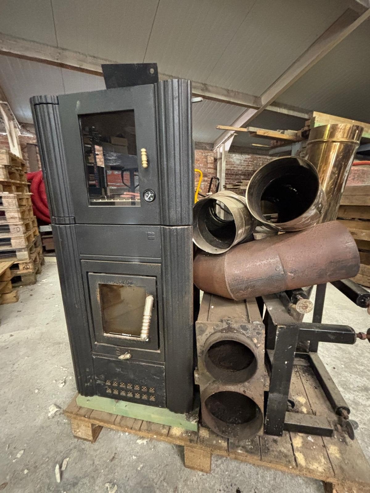 houtkachel, Huis en Inrichting, Ophalen, Gebruikt, Inbouw, Houtkachel