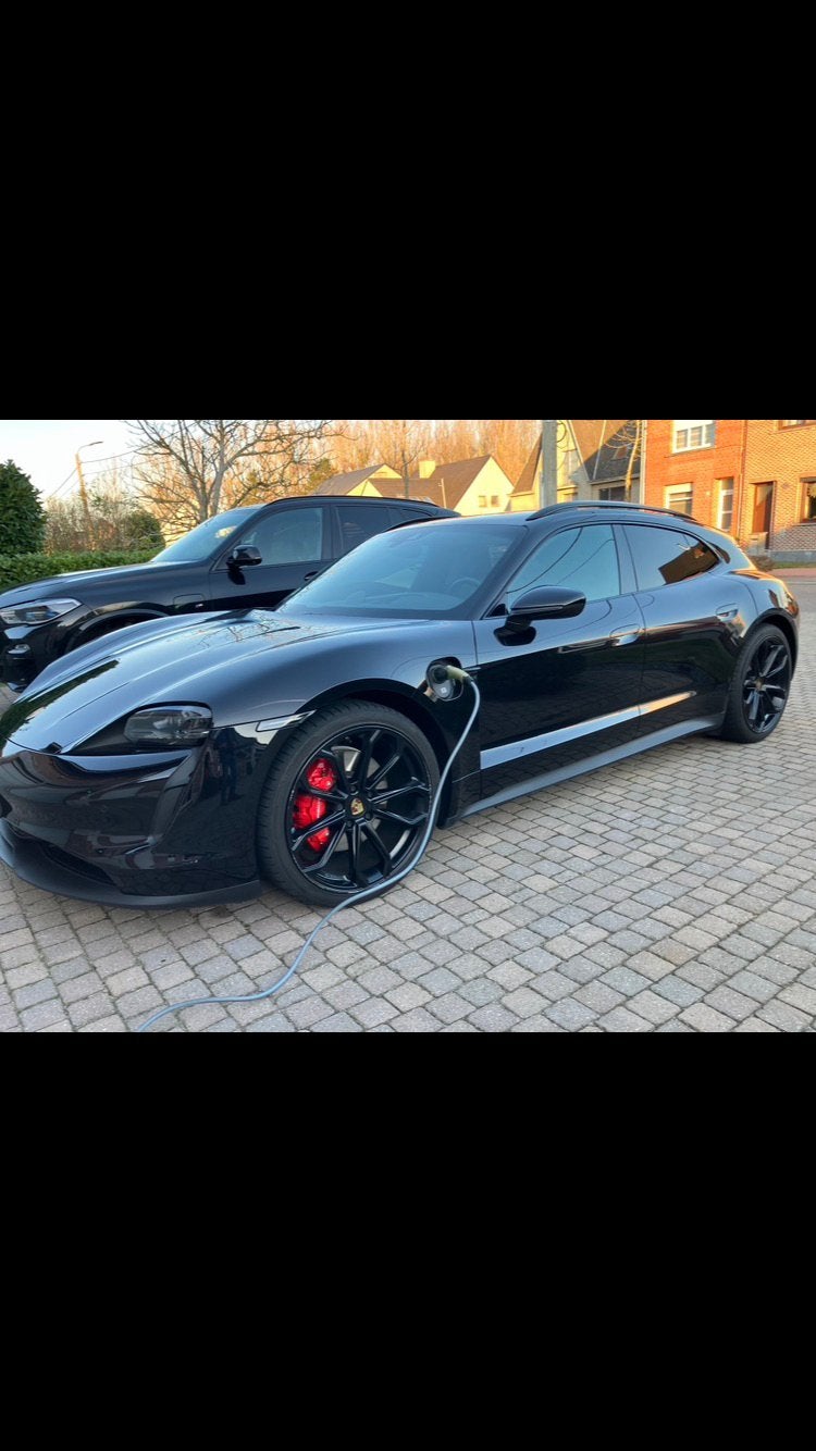 Porsche Taycan sport turismi 4s btw auto, Auto's, Porsche, Automaat, Adaptive Cruise Control, Zwart, Elektrisch