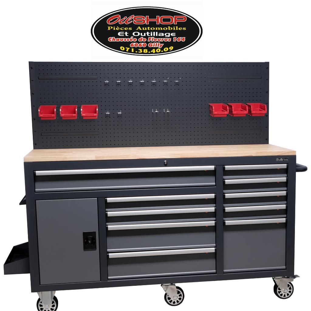 Chariot à outils avec panneau arrière plan de travail, Auto diversen, Autogereedschap, Ophalen, Nieuw