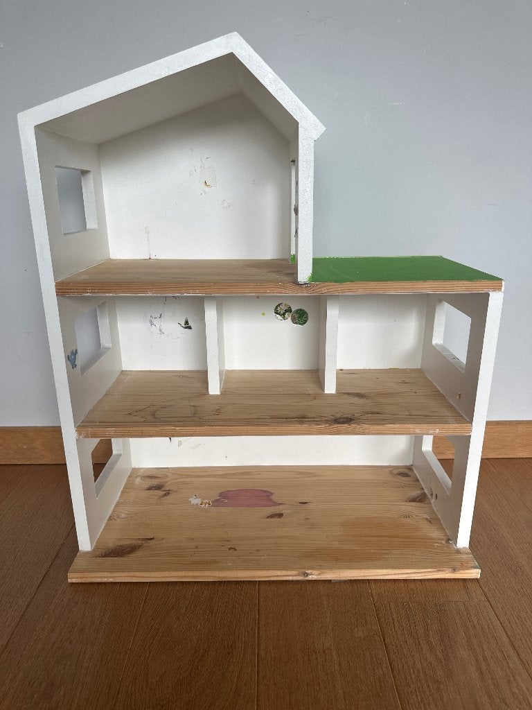 Houten poppenhuis, Kinderen en Baby's, Ophalen, Gebruikt, Meubelstuk of Keukentje