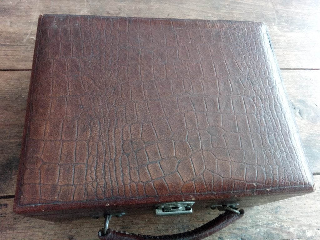 Unieke vintage Franse medische koffer/EHBO-kist Vermart, Antiek en Kunst, Ophalen of Verzenden