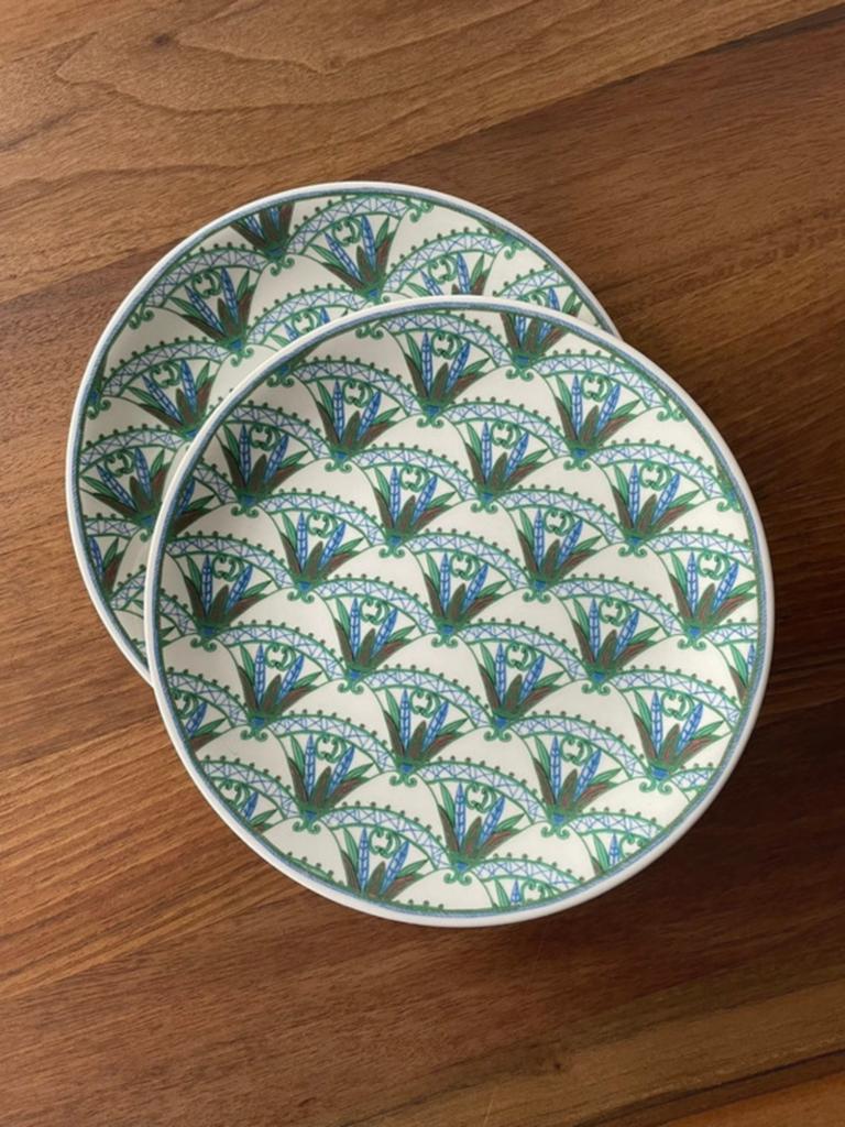 Dessertborden in aardewerk Dior, gelimiteerde editie, Lotus, Ophalen