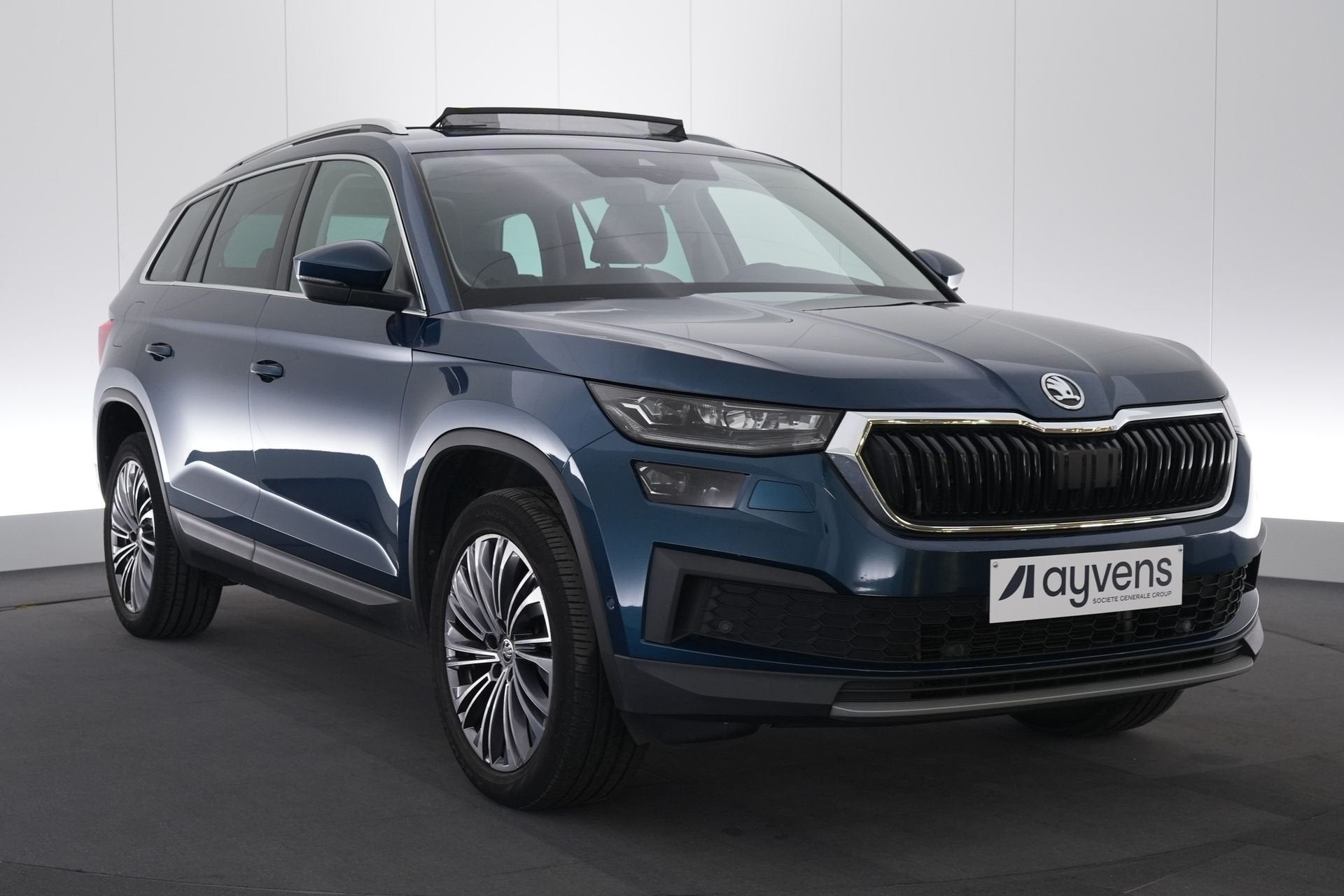(2CAZ685) SKODA KODIAQ, Auto's, Gebruikt, Blauw, Bedrijf, 5 deurs