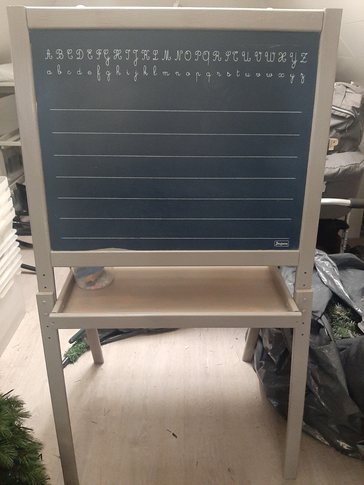 Schoolbord, Ophalen