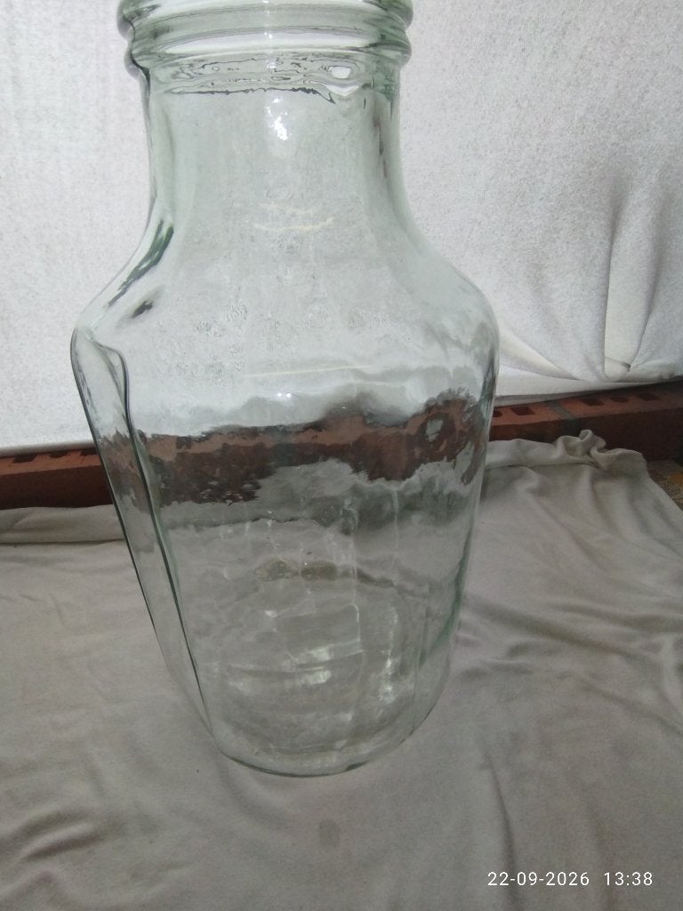 Grote glazen fles, Antiek en Kunst, Ophalen
