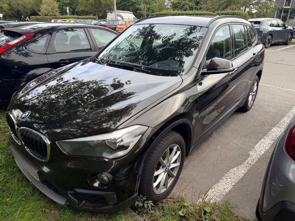 BMW X1, X1, Zwart, Bruin, Leder