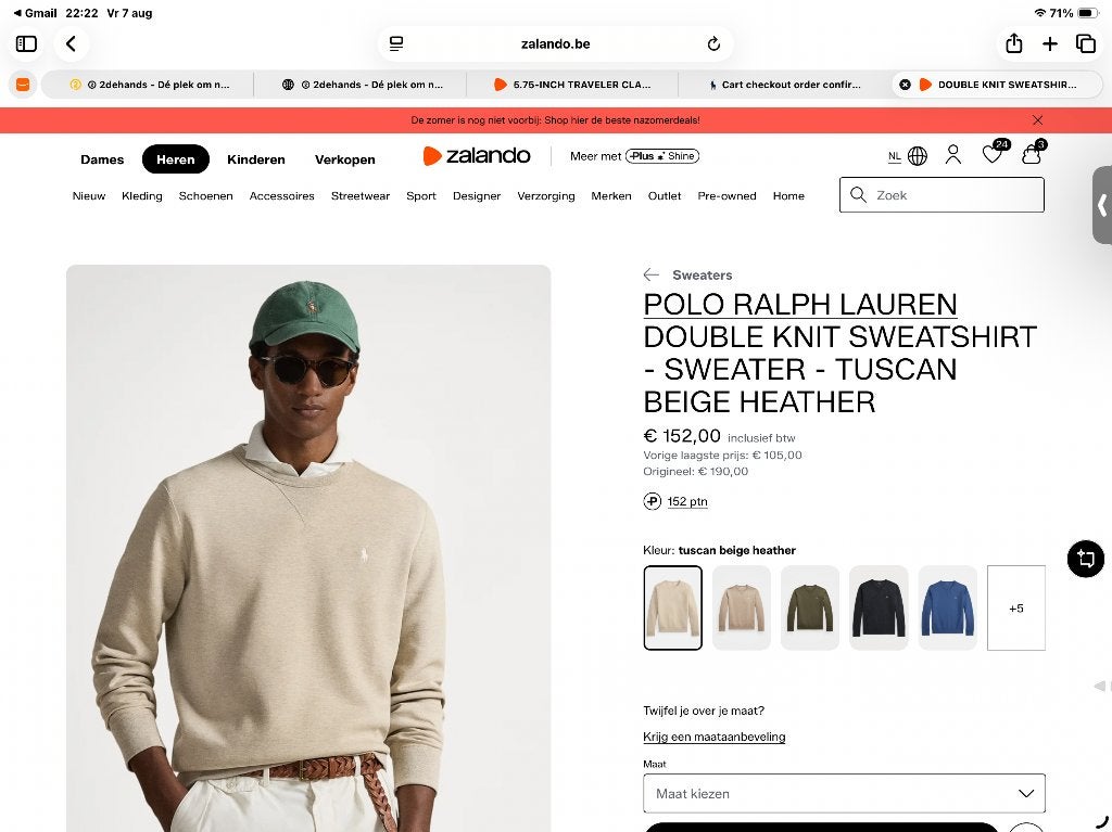 Polo Ralph Lauren zomer pull sweatschirt nieuw !!, Ophalen, Nieuw, Maat 46/48 (XL) of groter