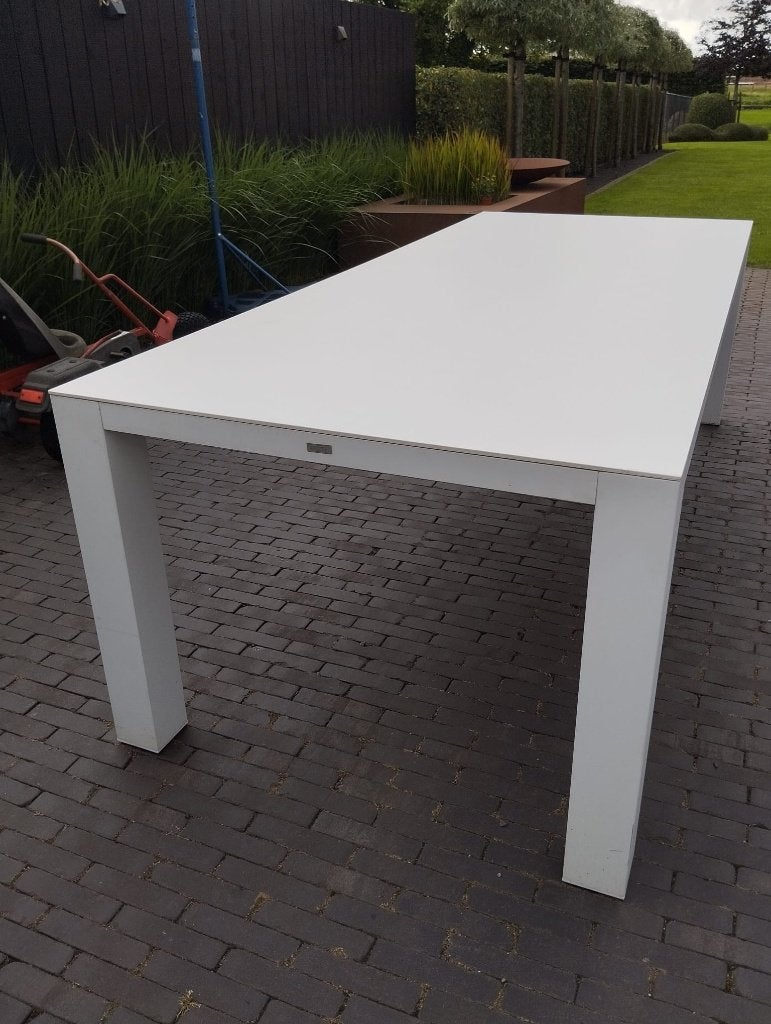 tuintafel Bristol, Tuin en Terras, Ophalen, Gebruikt, Rechthoekig, Aluminium