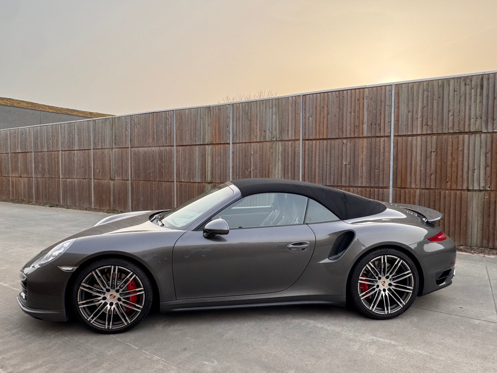porsche 911 turbo 2014, Auto's, Automaat, Cabriolet, Bedrijf, Zilver of Grijs