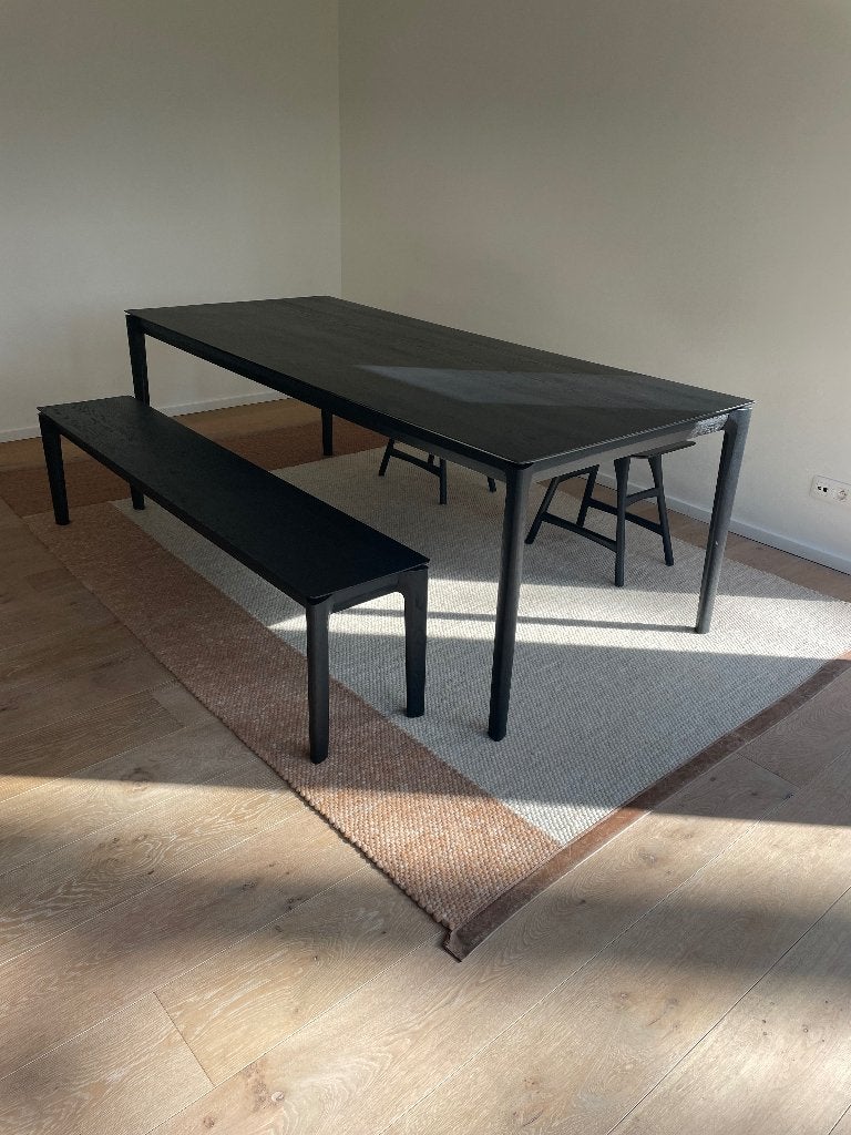 Ethnicraft Bok eettafel, Ophalen, Gebruikt, Eikenhout, 200 cm of meer