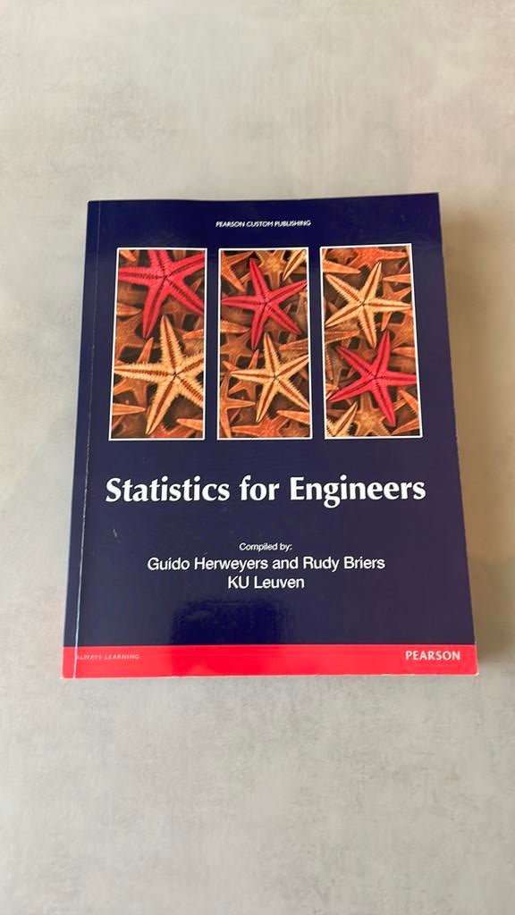 Statistics for Engineers - Guido Herweyers and Rudy Briers, Ophalen of Verzenden, Zo goed als nieuw