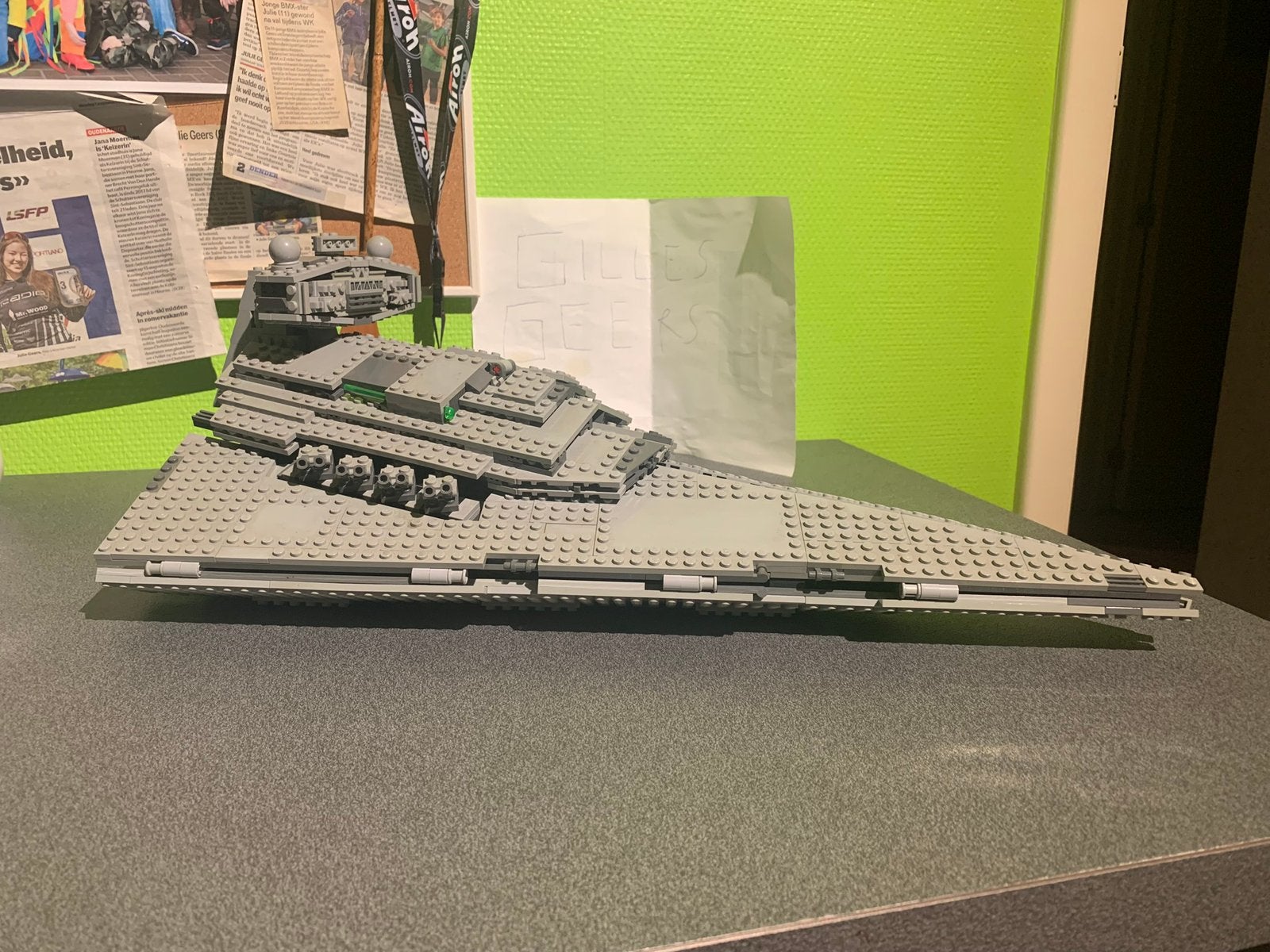 Lego star wars 75055: Imperial Star Destroyer, Gebruikt, Star Wars, Lego, Ophalen of Verzenden